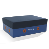 Soft Crash Mat 200x150x70 cm, stretch cover top